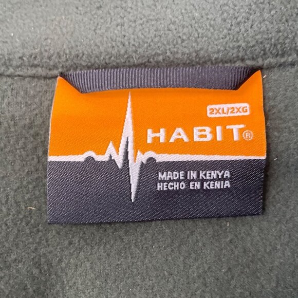 Habit Mens Camouflage Pullover Jacket Green Size 2XL - NWT - Picture 8 of 11